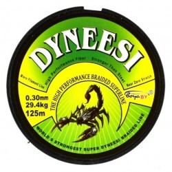 Шнур рибальський, BoyaBy Dyneesi, 125м, перетин 0,30мм